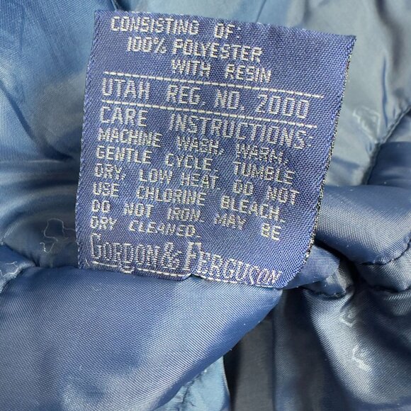Vtg Lift Ticket Puffer Ski Jacket M Colorblock By Gordon & Ferguson Insulated - Picture 12 of 14